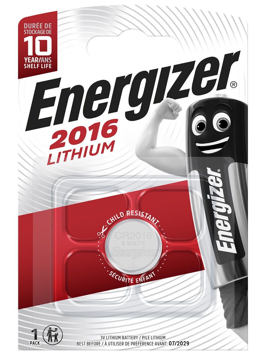 Купить Energizer Lithium CR 2016 3V 1шт.